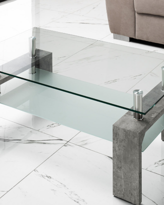 Tavolo da Soggiorno Mod Crystal cm. 100 x 60 x 42