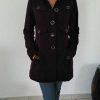 Cappotto viola donna taglia S