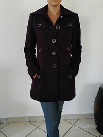 Cappotto viola donna taglia S