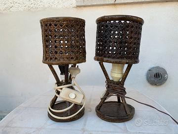 Coppia abat-jour vintage