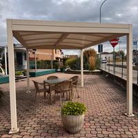 Gazebo piano in ferro zincato