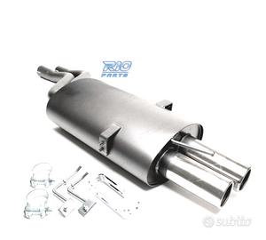 SILENZIATORE DI SCARICO BMW E46 98-07 ACCIAIO