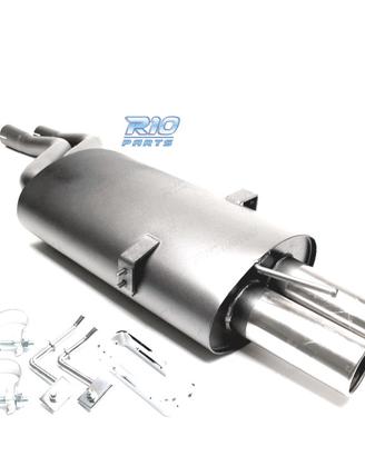 SILENZIATORE DI SCARICO BMW E46 98-07 ACCIAIO