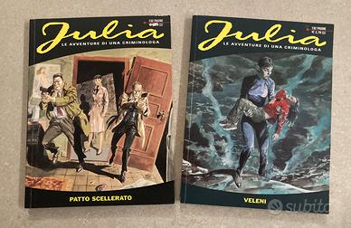Coppia fumetti Julia criminologa nr 58 e 63
