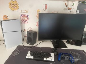 Bundle PS5 slim + moniotor LG gaming + 2 controlle