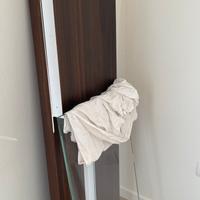 Mensola piu piantana in vetro