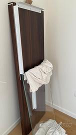 Mensola piu piantana in vetro