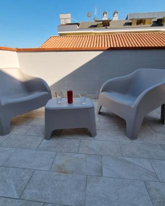 Bilo con bel terrazzo, 200 mt mare:5 settem