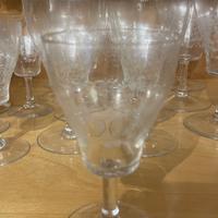 Servizio bicchieri in cristallo