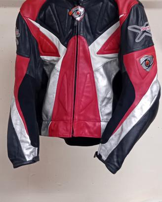 Giacca moto in pelle Suomy