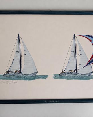 Achille Picco “Le Vele” serigrafia 97/250 IBM