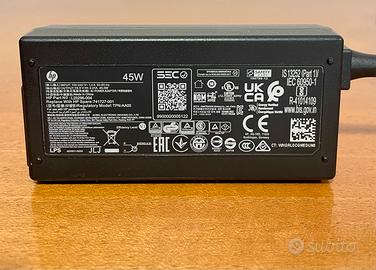 Alimentatore originale 45W per portatile HP