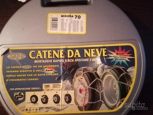 CATENE DA NEVE OMOLOGATE MONTAGGIO RAPIDO 13 14 15 16