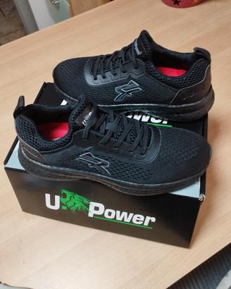 sneakers u-power lifestyle nere tg 40 nuove