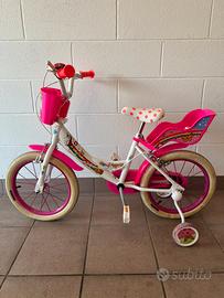 Bicicletta per bambina con rotelle