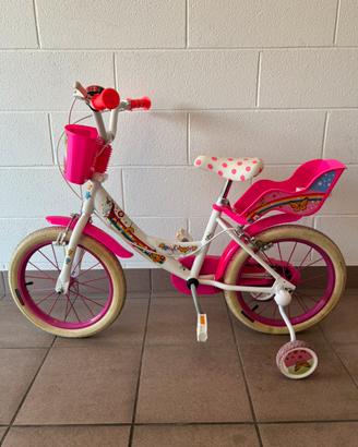 Bicicletta per bambina con rotelle