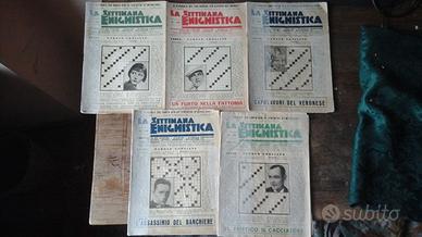 Settimana enigmistica anno 1937