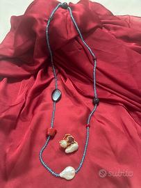 Parure collana +anello