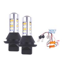 2 LAMPADE DRL BIANCHE FRECCIA A LED BAU15S