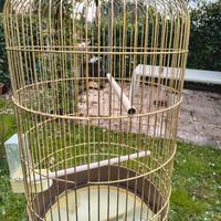 Gabbia con piedistallo per pappagalli 