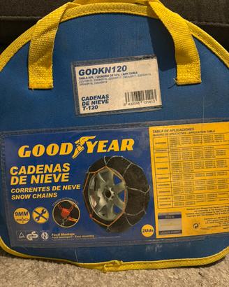 Catene da neve Goodyear GODKN120 T-120 9mm NUOVE