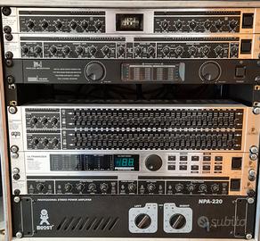 RACK + BEHRINGER + microfoni wireless