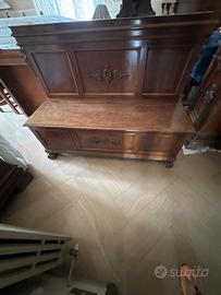 Cassapanca antica in legno