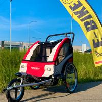 Carrellino BONIN porta bambino NCAB DLX per bici