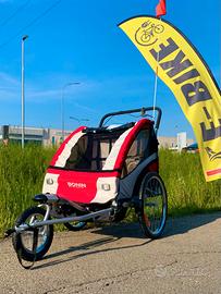 Carrellino BONIN porta bambino NCAB DLX per bici