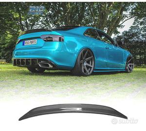 SPOILER AUDI A5 COUPE 07-16 LOOK RS5 CARBONIO