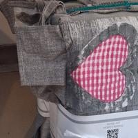 Set di 6 cuscini per sedie con volant 