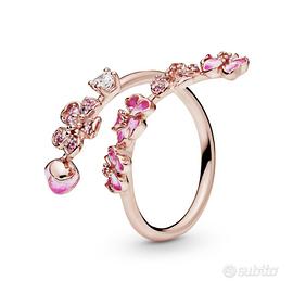 PANDORA Anello aperto Ramo di fiori di pesco (54)
