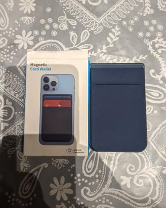 Portafoglio Magnetico MagSafe per Smartphone – Blu