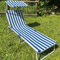 Lettino Sdraio Prendisole Pieghevole