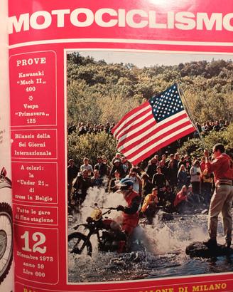 Rivista MOTOCICLISMO numero 12 del 1973
