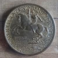 Moneta Dve Lire - 1928 - Zecca S.Johnson Milano