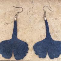 Orecchini foglia di gingko biloba