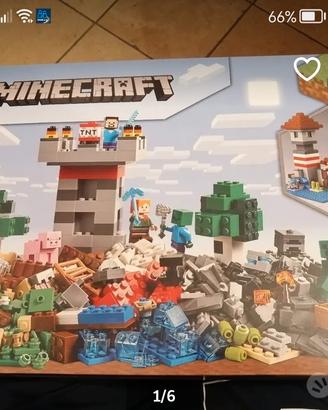 Lego minecraft 21161 nuovo crafting box
