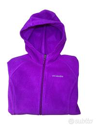 Felpa Columbia viola donna/junior taglia 14-16