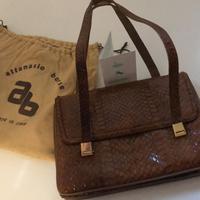Borsa Vintage elegante Pelle di Serpente