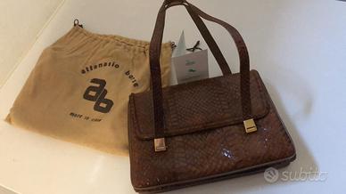 Borsa Vintage elegante Pelle di Serpente