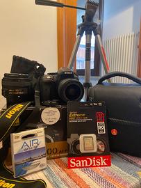 Nikon D5300 kit 8pz con obiettivi 18-55mm e 50mm