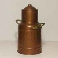 Secchio bidone contrnitore in rame rustico antico