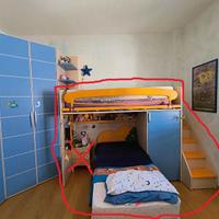 Cameretta Moretti Compact due letti, uno a ponte