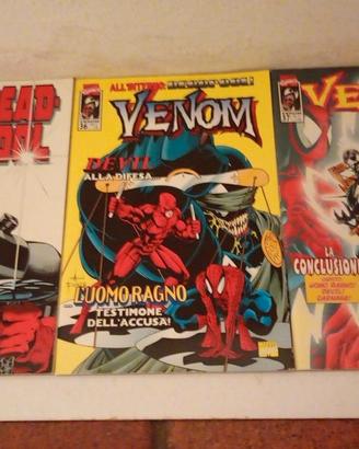 VENOM n.35-36 e 37 MARVEL ITALIA il processo 1/3