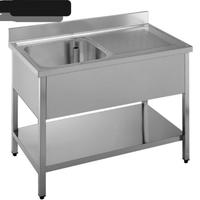 lavabo in acciaio professionale