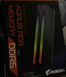 Ram aorus rgb ddr5 2x16gb 6000mhz