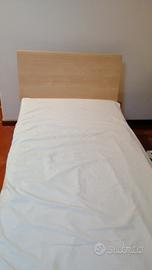 letto singolo con materasso 