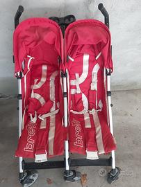 passeggino gemellare affiancato BREVI