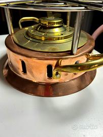 Lampada Flambeau per cottura flambé in rame nuova